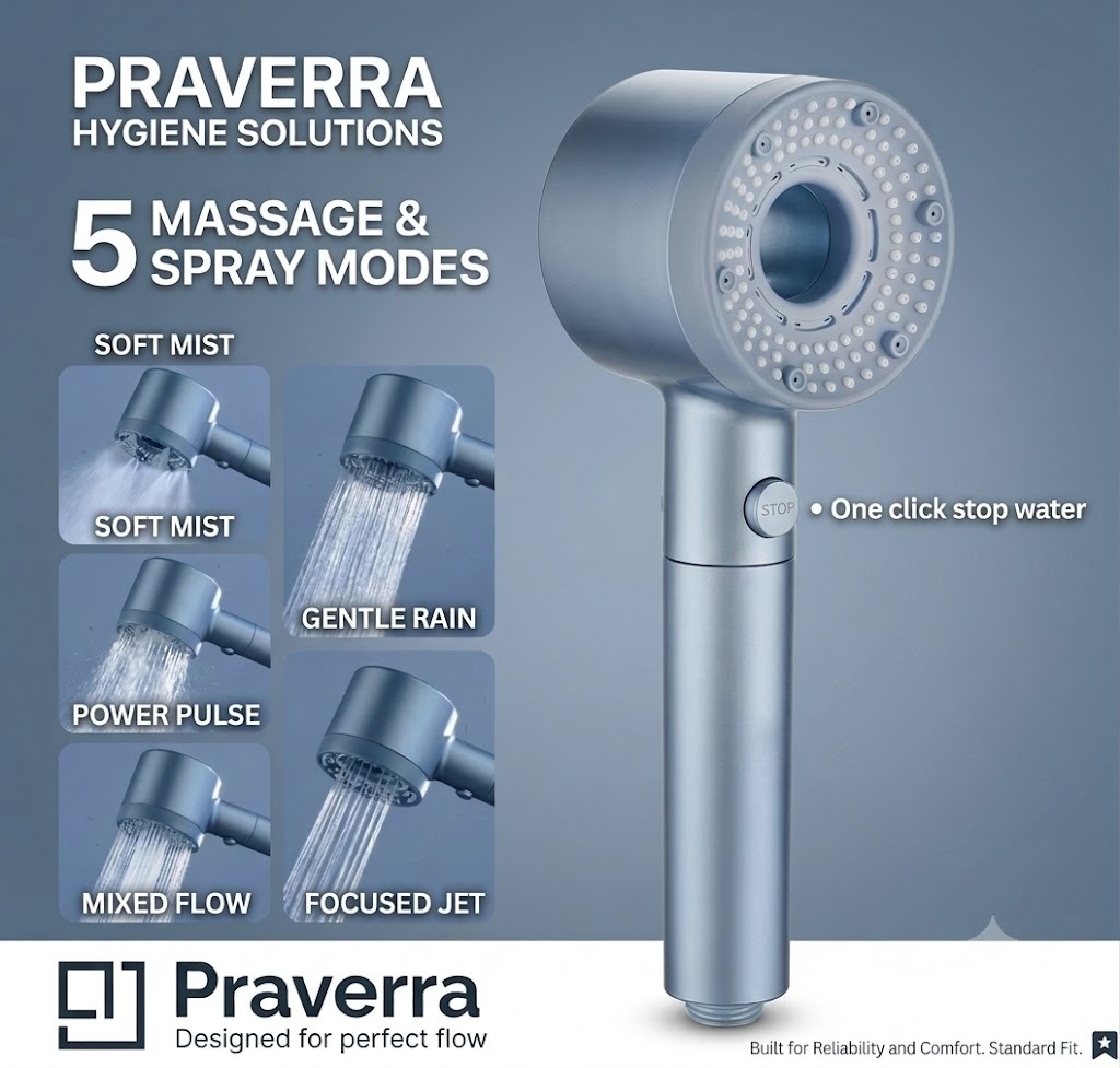 Praverra 5 Flow Hand Shower
